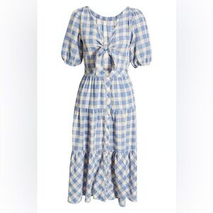 Frnch Victoire Dress Blue & White